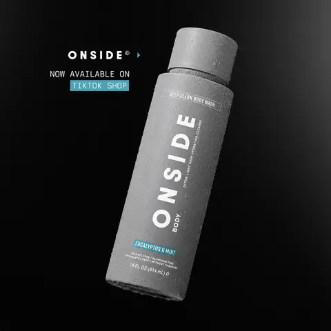 ONSIDE Deep Clean Body Wash | Removes Sweat, Dirt & Buildup | Maintains Skin Balance, Soothes & Refreshes | Dermatologist Tested + Sulfate, Paraben & Phthalate Free