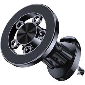 Universal magnetic car phone holder, magnetic car air vent mount, clamp-style phone holder, Universal Smartphone Holder, Cell Phone Car Mount