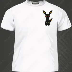 UMBREON TSHIRT Vinyl Print High Quality Soft Material Comfortable Wear Available in Various Sizes and Colors