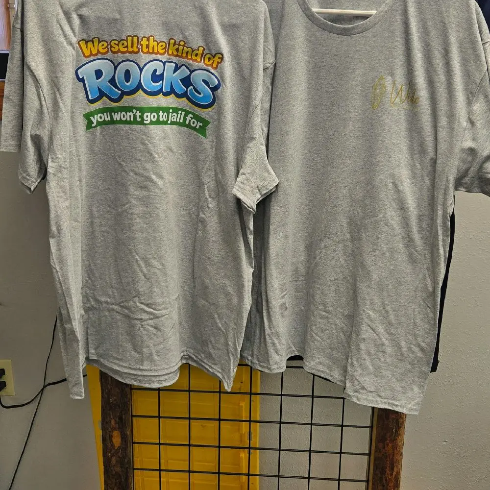 L Gray Rock Lover T-Shirt