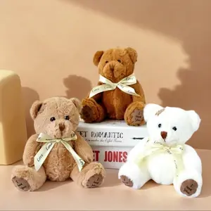 5.11in Lovely Teddy Bear Plush Toys Stuffed Soft Huggable Animal Bear Kawaii Dolls For Kids Baby Children Valentine Gift Birthday Gift Christmas Decor Home Kids Girls Gifts Festival