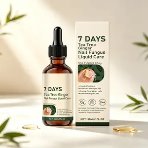 Nail Care Serum, Daily Nail & Cuticle Conditioning Formula With Tea Tree Leaf, Ginger & Urea, Moisturizing Nail Care For Healthy Looking Nails