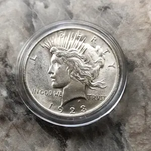 1923 Silver Peace Dollar. Brilliant Uncirculated