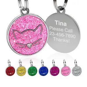 LIVEKEY Personalized Dog Tag For Pets Engraved Dog Name Tag Waterproof Slide On Cat ID Tags LIVEKEY Personalized Dog Tag For Pets Engraved Dog Name Tag Waterproof Slide On Cat ID Tags