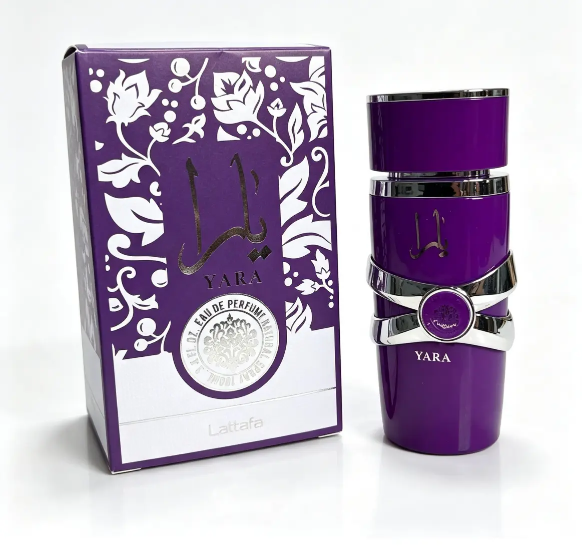 Lattafa Yara Purple Eau de Parfum 100ml Sweet Fruity Vanilla Floral Long Lasting Women’s Perfume Spray