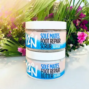 Sole Mates Foot Repair Butter + Scrub Collection - BUNDLE TO SAVE! Lid Nails