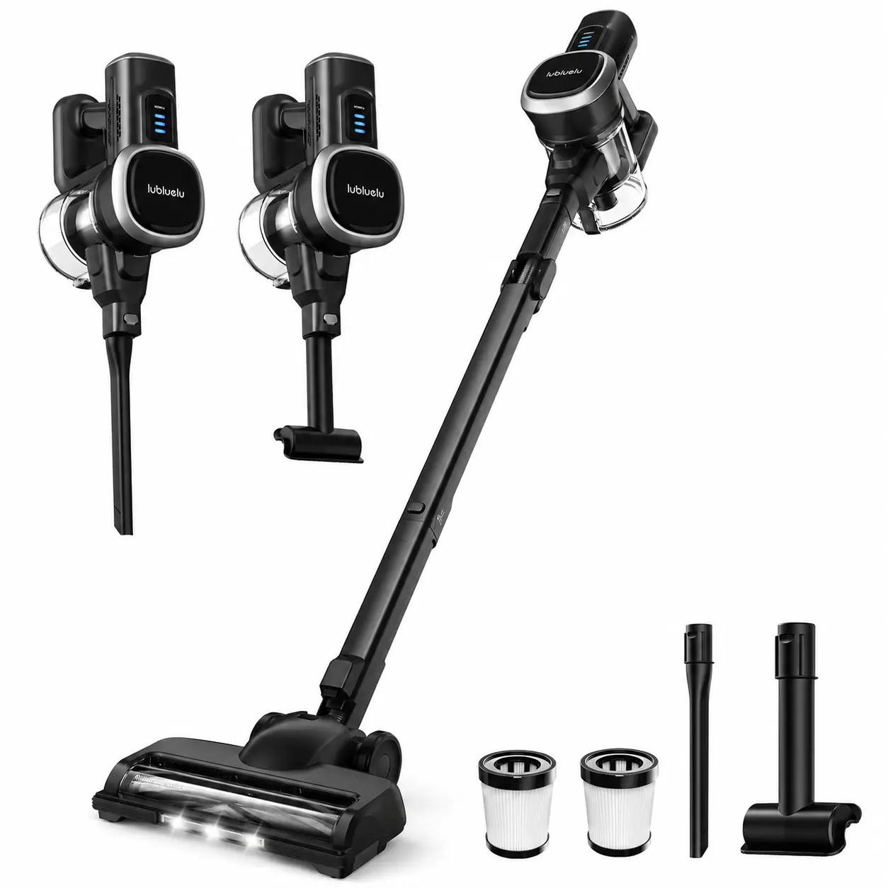 【2026 New Arrivals】206 Cordless Vacuum Cleaners for Home, 6-in-1/47Min/250W Foldable Powerful Suction, Self-Standing Cordless Stick Vacuum Cleaner, Lightweight Anti-Tangle Rechargeable Vacuum for Floor/Carpet/Pet Hair/Car tiktokshopspringglo