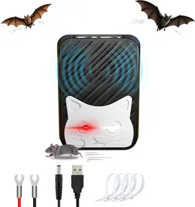 Mouse Blocker for Cars,Rodent Repellent for car Engines,Dual use for Plug in and Battery Automatic Frequency Conversion Mouse Traps，for Car Engines House Garage Barn Kitchen Attic
