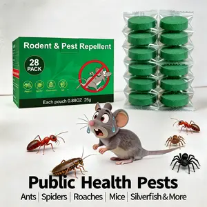 28-Pack Rodent Repellent Balls for Home Kitchen Effective Pest Control Solution，30-60 Days Effective Mouse Deterrent ，Protection Safe for Pets & Kids