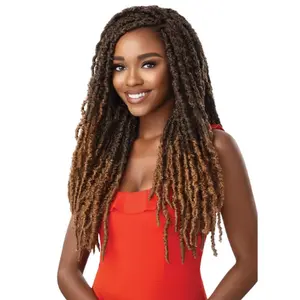 OUTRE 2X Bonita Temptation Locs 20" X-Pression Twisted Up Crochet Braiding Hair (3-pack)