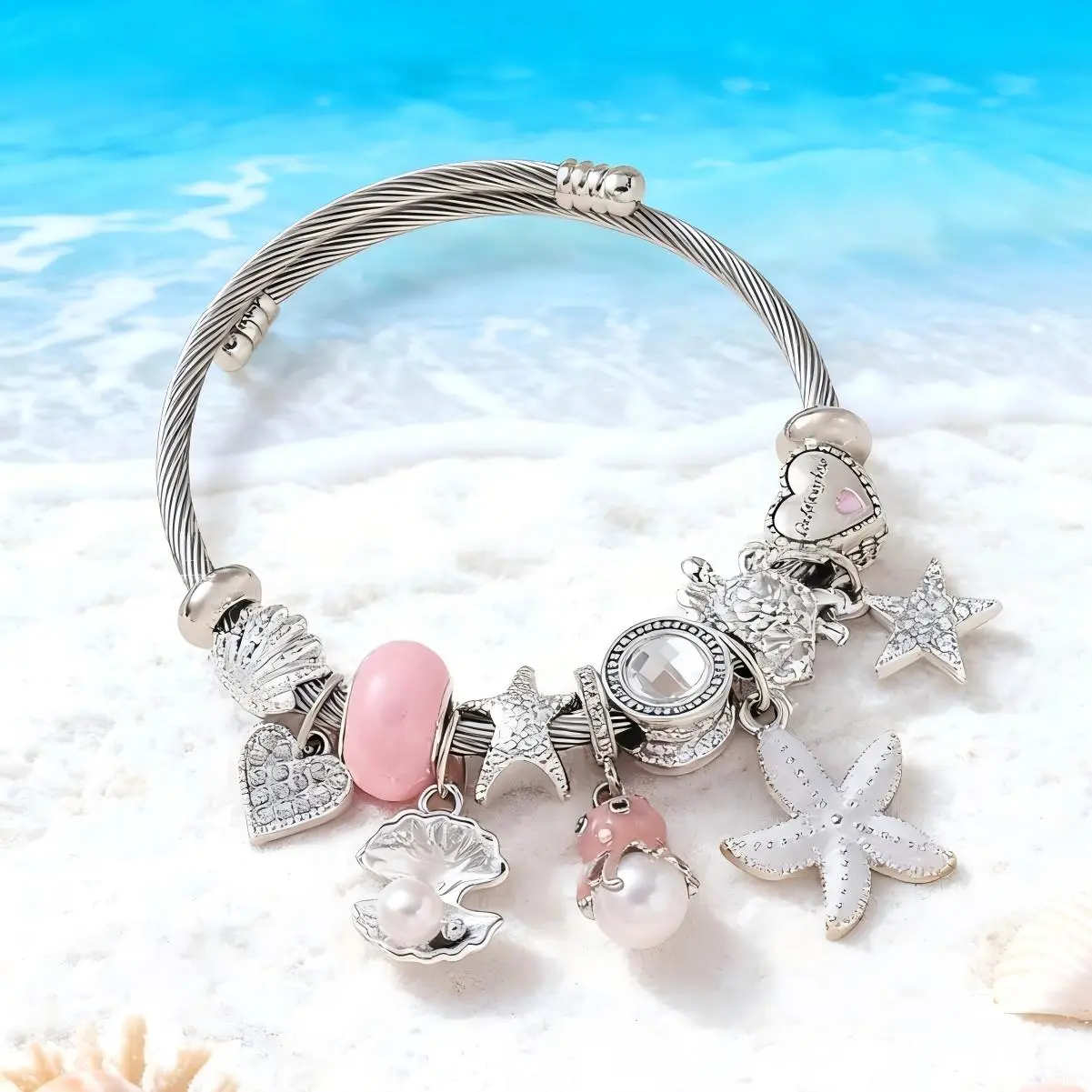 Silver Women Bracelet｜Cute Birthday Favor Jewelry Gift for Women Pretty Bracelet Jewelry Bracelets Layered Bow Heart Snake Chain Aesthetic Jewelry Fashionable Bracelet Style Metal Bracelet Bracelets Accessories