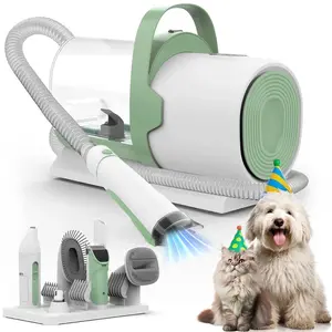 AIRROBO Dog Grooming Kit, 7 Grooming Tools, Pet Grooming Vacuum, Dog Clippers Kit, Low Noise, PG50 PLUS AIRROBO