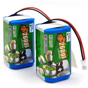 () 14.8V 2600mAh Li-ion Battery for Deebot N79 N79S DN622 600 601 661 Tesvor X500 RoboVac 11S 11S MAX 15C 30C 35C G10 G30 Coredy R500 R650 Amarey A800 A900