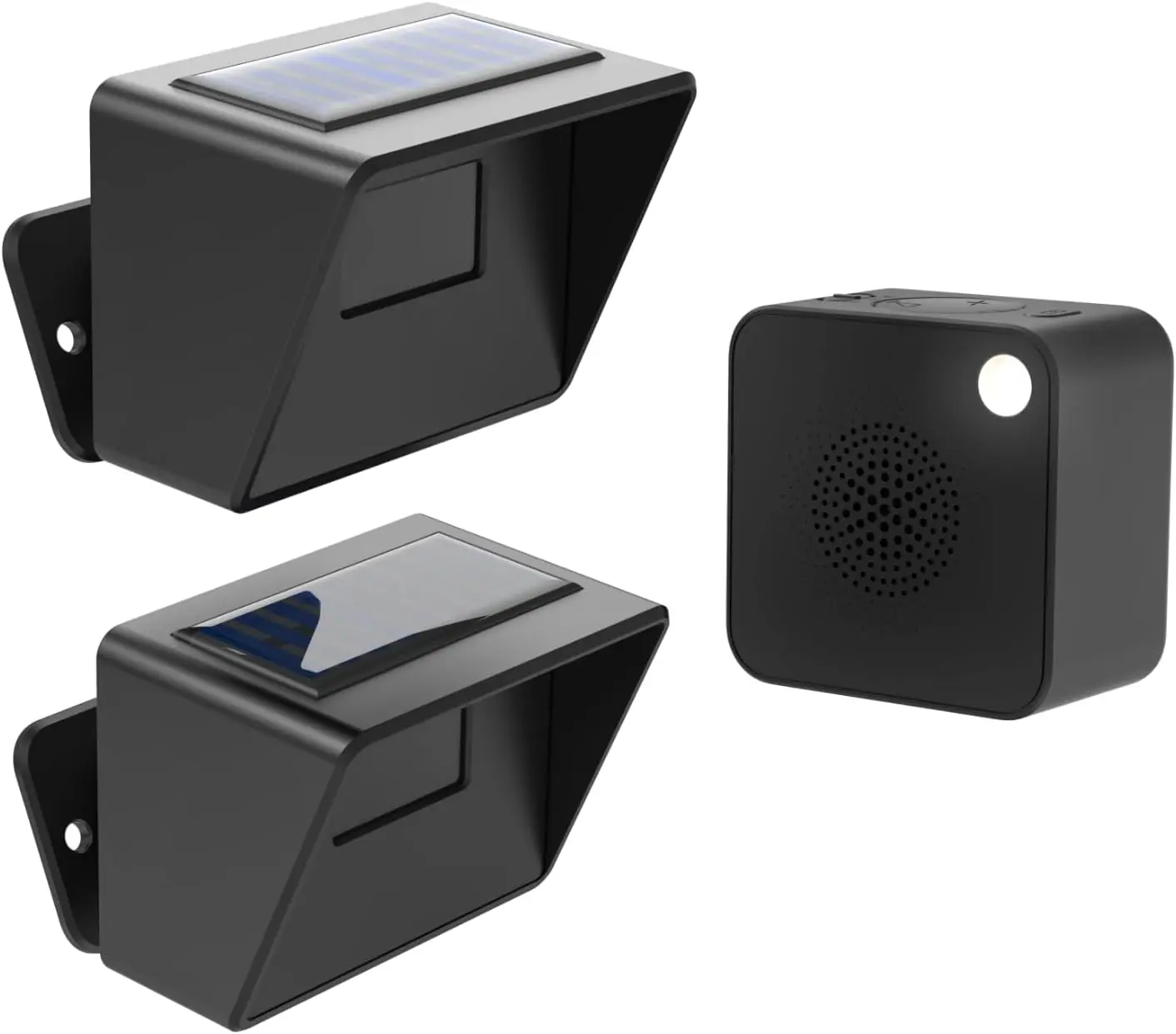 Driveway Security Alarm with Portable Rechargeable Receiver and Solar Sensor | 3000FT Wireless Driveway Alarm, Weatherproof Outdoor Motion Sensor Alarm for Driveways, Mailboxes, Yards, and Farm