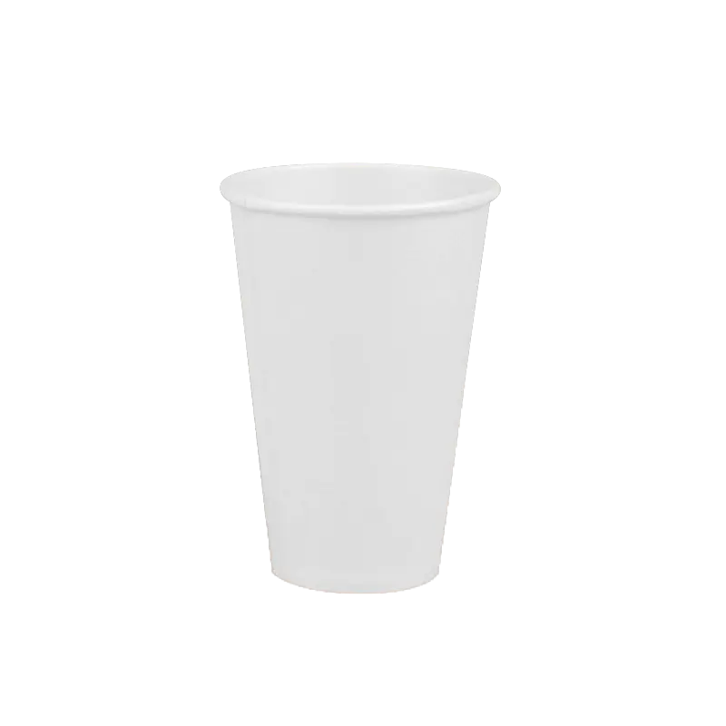 16oz Single Wall White Paper Coffee Cup | 90mm Diameter | 1000 Pieces/Case