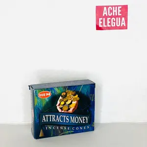 Attract Money Incense Cone - Scented Incense for Meditation, Manifestation & Abundance - Powerful Aromatic Experience - Fragrance
