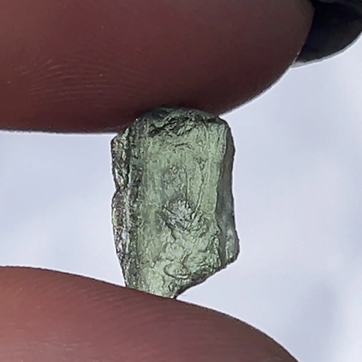 Microshift Moldavite Semi-Finished Semiprecious Stone for Jewelry Accessories & Derivatives Making
