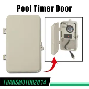 CROSSDESIGN Swimming Pool Timer Door Replacement for Plastic Intermatic Box Cover Beige