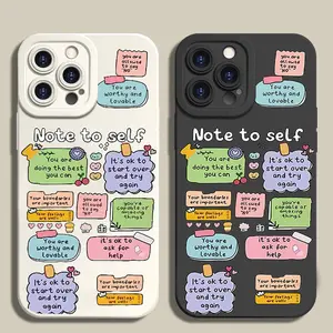 Cute Phrase Pattern Phone Case ,Soft Silicone, Fully Protected and Shockproof Cover For iPhone 17 16 15 Pro Max 14 13 12 11 X Plus Sitka Cool Air Mini 17E