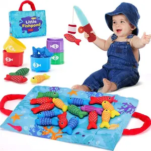 Fun Digital Enlightenment Cloth Book Folding Fishing Carpet Mat
