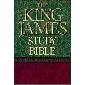 USED-King James Study Bible by Thomas Nelson Publishers (Hardcover)
