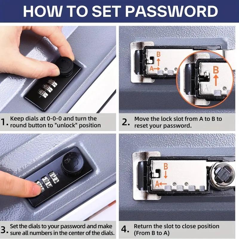 Diversion Book Safe Storage Box (24c'm×15.5c'm×5.5c'm), Dictionary Secret Safe Can with Security Combination Lock, Diversion Book Hidden Safe