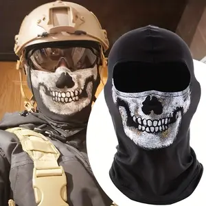 Motorcycle Bicycle Skiing Skull Balaclava Mask Role Play Horror War Game Skull Cycling Outdoor Headwear Windproof Mask