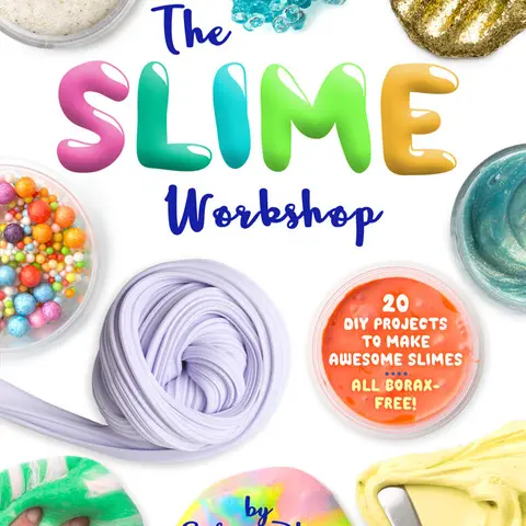 Used Paperback Activity Book - Selina Zhang's Safety-Focused Illustrated Activity Book, 20 Borax-Free DIY Fluffy Slime & Fishbowl Projects, Cool Gifts for Kids with Troubleshoot Help, Essential Equipment for Parenting (English)