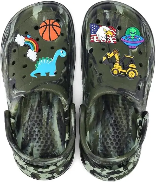 Kids Boys Girls Clog Garden Shoes Slip On Slide Sandals Beach Water Shoes for Toddler/Little Kid/Big Kid/Children