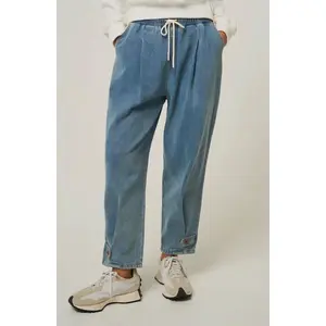 Larken Relaxed Barrel Leg Denim Pants