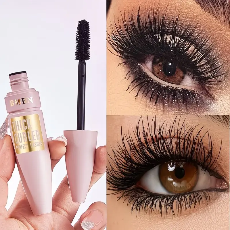 3D mascara, Lengthening mascara, long-lasting 24 hours, smudge-proof, curling, lengthen and thicken eyelashes, clump-free, gentle non-irritating, suitable for daily and special occasions, all-day use, a must-have for makeup