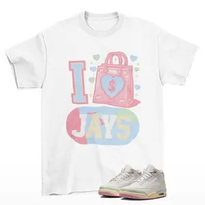 Splurge Sneaker Shirt White – Match AJ3 Spring Is In The Air Easter, Streetwear Tee Unisex