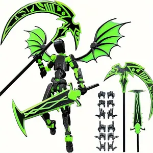 T13 Dark Demon Gift Set, 3D Printed Action Figure Dolls, Multi-Joint Collectible Toys, Stem Interactive Desktop Decor, 2026 Toy Gifts
