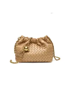 New Chain Woven Cloud Bag, Simple Fashion Single Shoulder Bag, Unique Design Crossbody Women's Bag, Versatile Quality Handbag