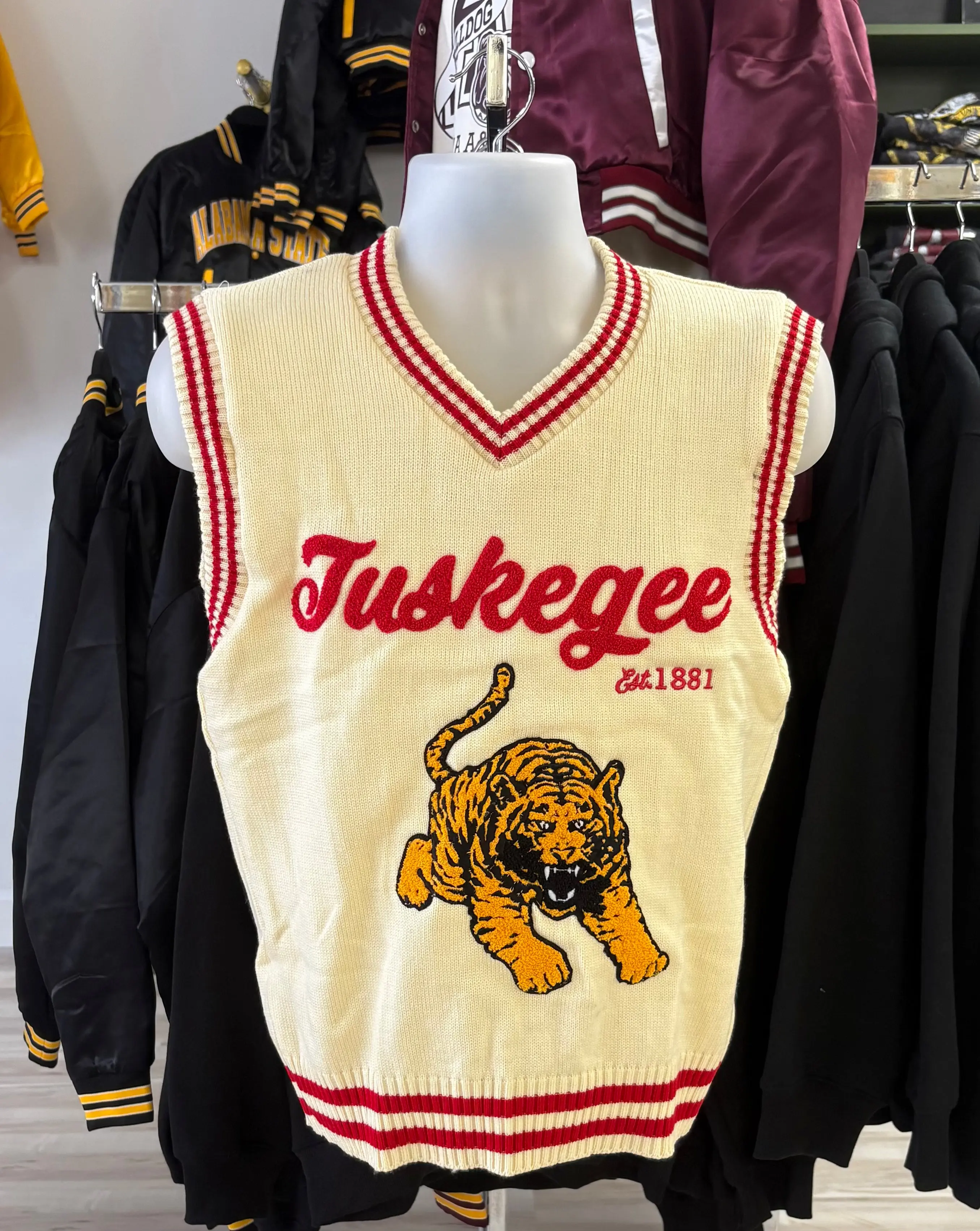 Tuskegee Golden Tiger Sweater Vest