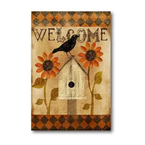 Courtside Market Welcome 12" x 18" Canvas WallArt