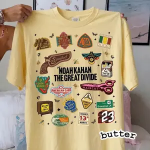 Comfort Colors Noah Kahan The The Great Divide Full Tracklist Unisex Cotton T-Shirt, Sweatshirt, Hoodie