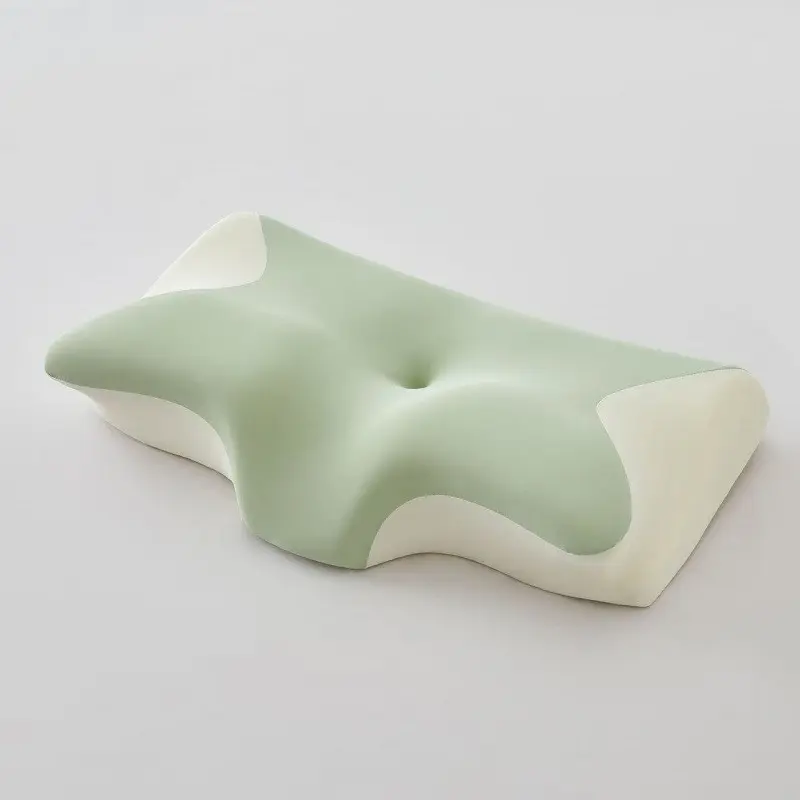 Immersive sleep butterfly-shaped memory cotton slow-recovery memory pillow, no deformation, neck support pillow, ox horn pillow, improves sleep posture, healthy immersive sleep aid