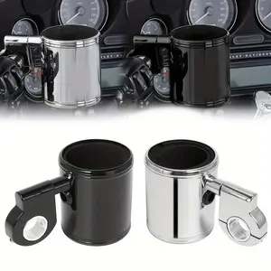 1pc Motorcycle Adjustable Cup Holder, ABS Material, Fits 22mm-32mm Drink Bottles, Compatible with Harley Travel & Street Glide Sportster, Motorcycle Accessories