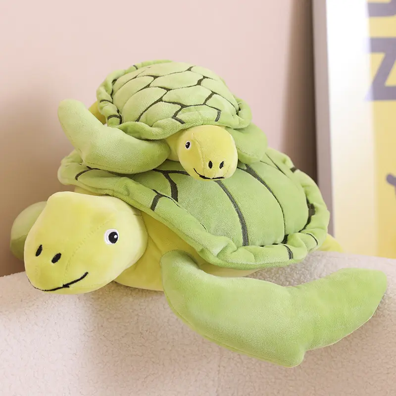 Cute Tortoise Plush Toy Kawaii Stuffed Soft Sea Turtle Pillow Animal Doll Sofa Back Cushion Gifts for Boys Girl