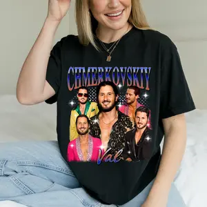 Val Chmerkovskiy DWTS 2025 Bootleg Shirt DWTS 2025 Shirt The Stars Fan Gift Gift For Her For Him Casual 100% Soft Cotton Tee