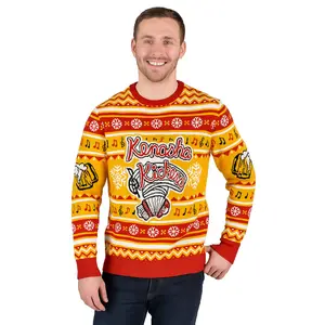 Kenosha Kickers Band Logo Ugly Christmas Sweater