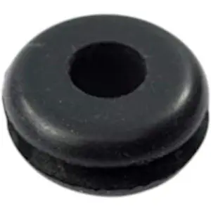 High Quality Durable Buna-N Rubber Grommet, Fits 9/16" Hole for 1/8" Thick Panel, 5/16" Center Hole, Pack of 6
