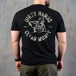 Dirty Hands Clean Money Welder T-Shirt  ,Hoodie, Crewneck  Sweatshirt For Him Welder Shirt Welding Fabrication Industrial Blue Collar Shirt Hard Work Tee Shirt Gift Idea