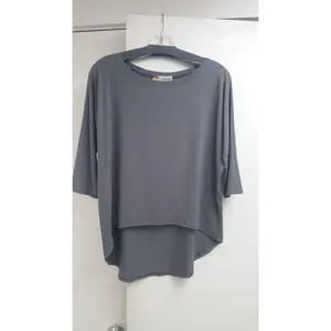 Harari Asymmetric 3/4 Sleeves Blouse