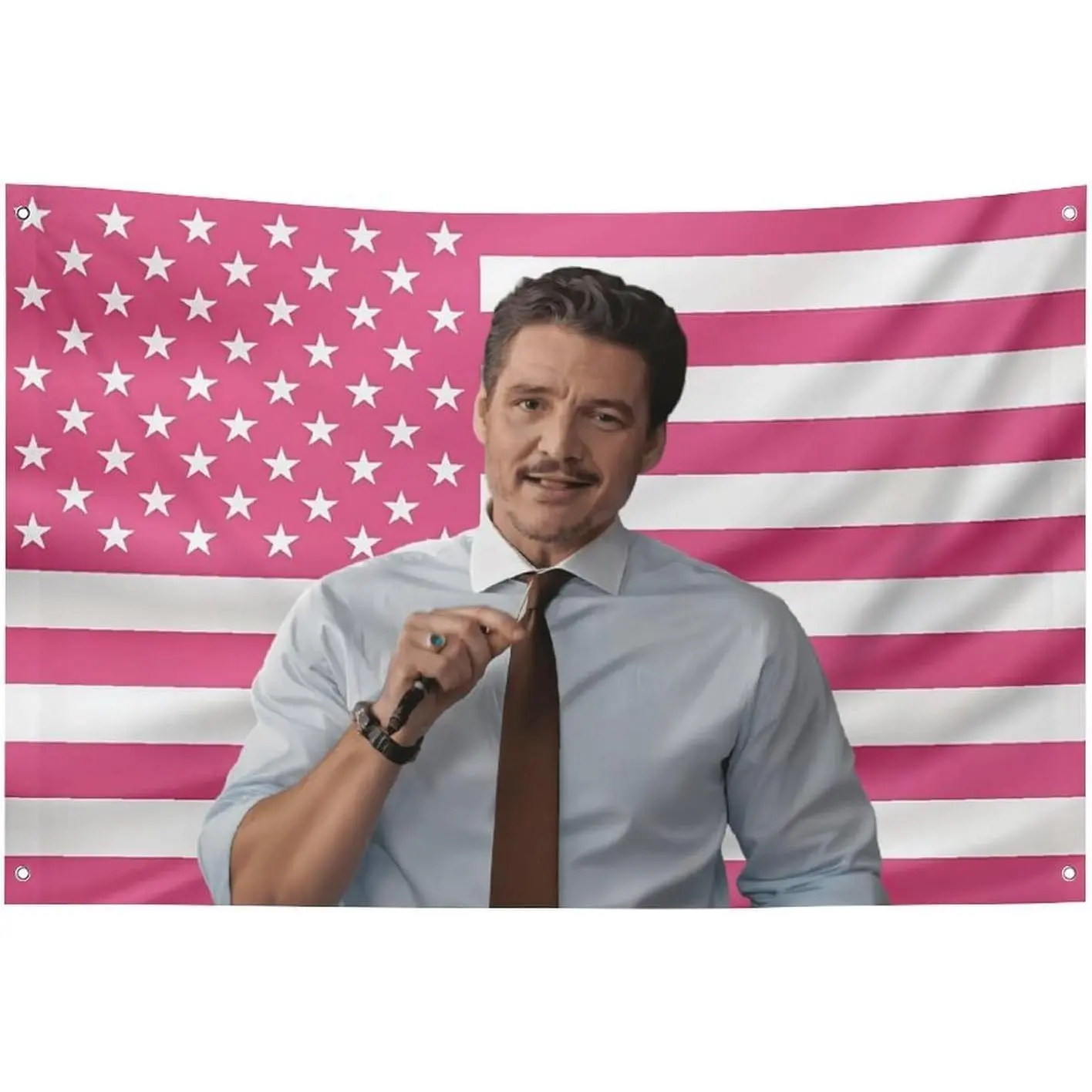 60in x 40in Interesting National Flag Wall Tapestry, 59 x 35. inches,Pedro Poster Flag Gift for Room Decor,College Dorm, Bedroom,Pascal Indoor and Outdoor,Funny Party Banner