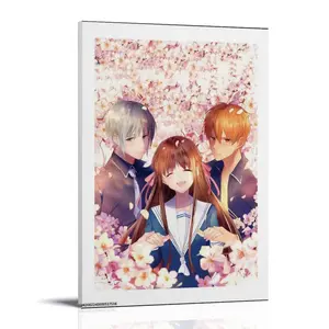 Fruits-Basket Manga Poster Posters Music Album Cover Posters Canvas Wall Art High-Resolution Vintage Band & Artist Prints for Room