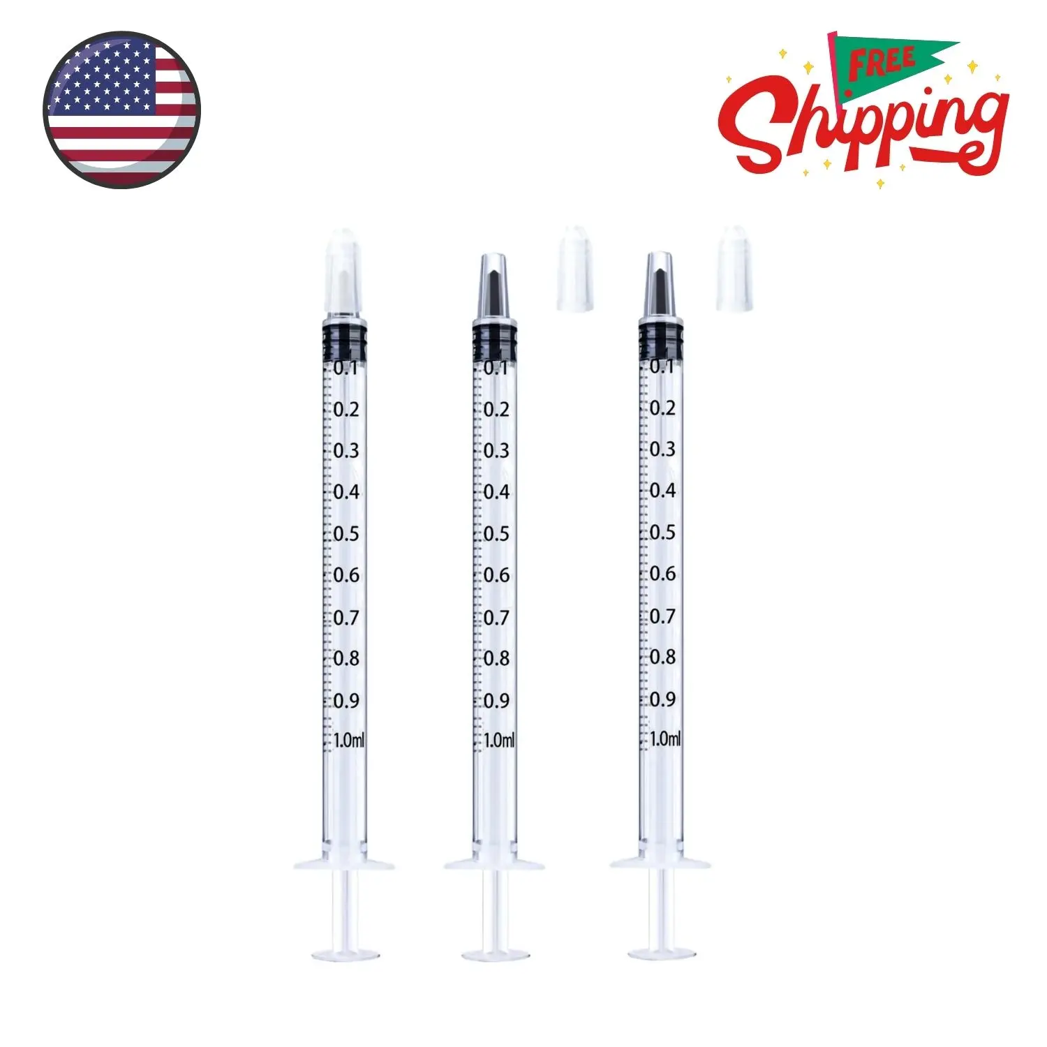 1ml Syringe for Liquid, Oral, Scientific Labs