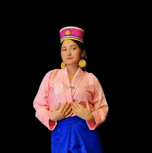 silk fabric 2 pis tamang set size 34