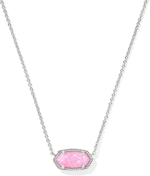 Kendra Scott Elisa Silver Short Pendant Necklace 9608877668